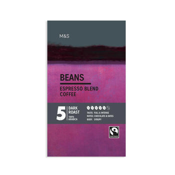 M&S Espresso Coffee Beans 454g