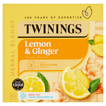 Twinings Lemon & Ingwer Tea 80 Teebeutel