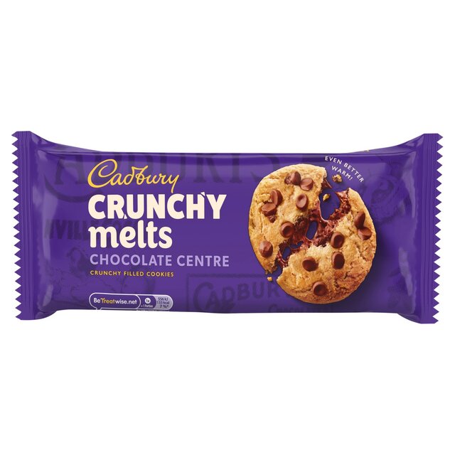 Cadbury Crunchy Melts Chocolate Center Cookies 156G