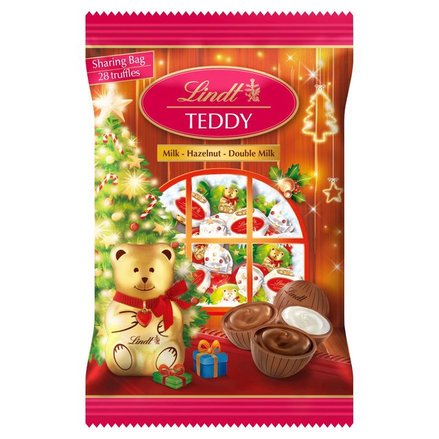 Lindt Teddy Milk Chocolate Mini Truffles Sharing Bag 145g