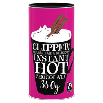 Chocolate caliente instantáneo Clipper Fairtrade 350g 