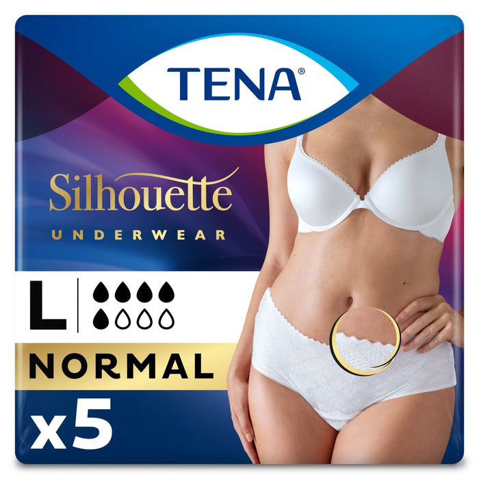 Tena Lady Silhouette Inkontinenzhose Normal groß 5 pro Pack