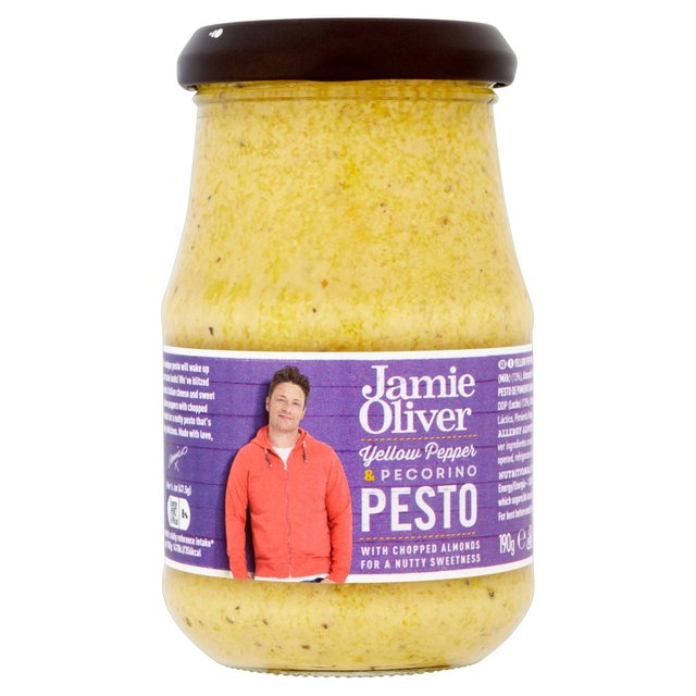 Jamie Oliver Pesto de Pimiento Amarillo y Pecorino 190g 
