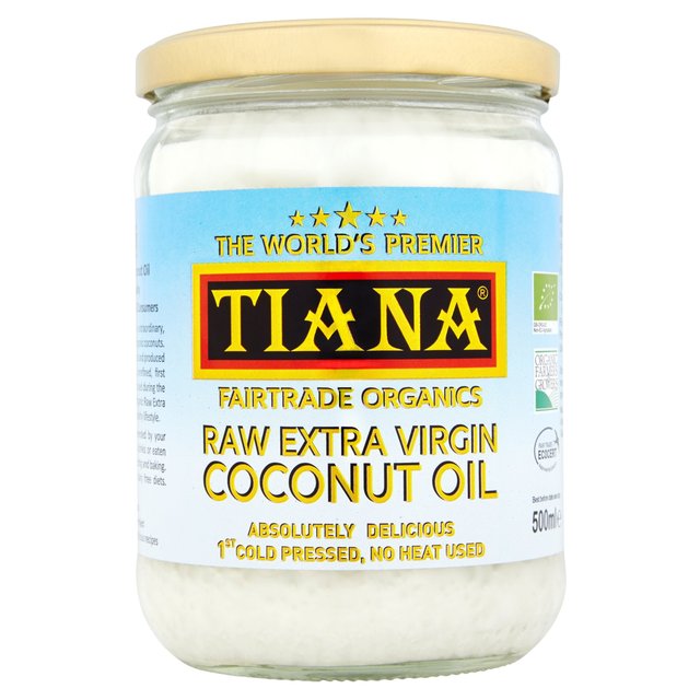 Aceite de Coco Virgen Extra Ecológico TIANA 500ml 