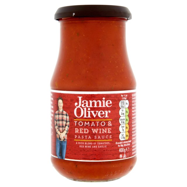 Jamie Oliver Tomato y salsa de vino tinto italiano para Bolognese 400G