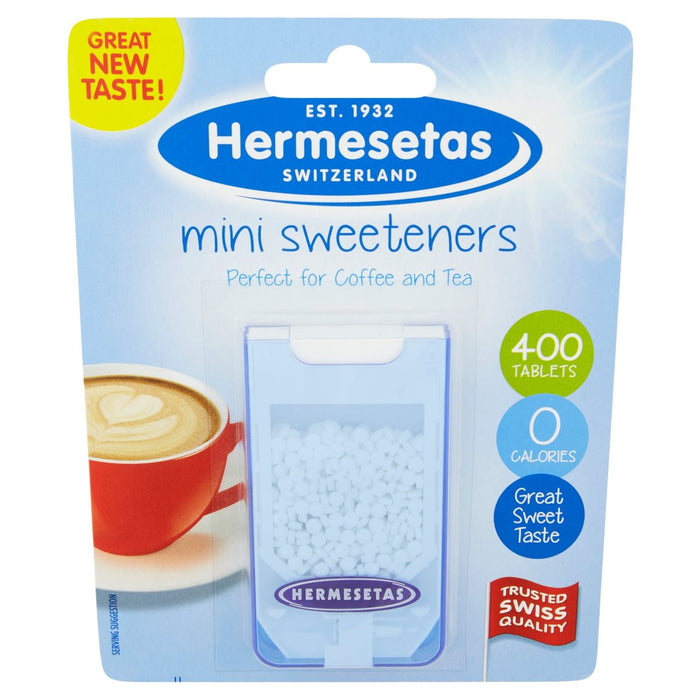 Hermesetas Mini édulcorants onglets 400 par paquet