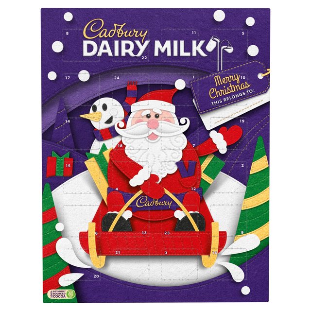 Cadbury Dairy Milk Chocolate Advent Calendar 90g