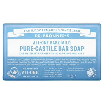 Dr. Bronners unmittelbarer Bio -Babyseifenbar 140g
