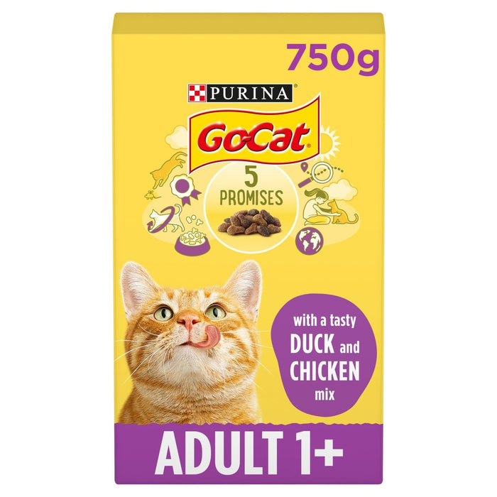 GO-CAT CATO DE PILO Y PATO DRY CAT Food 750g
