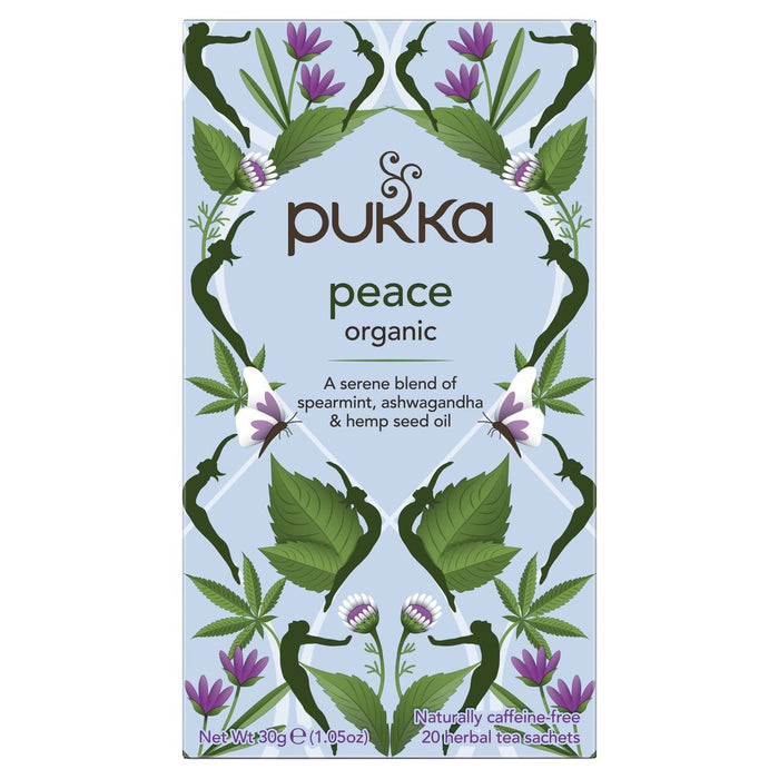 Pukka Peace Herbal Té 20 por paquete