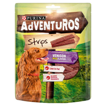 Adventuros Strips Dog Treat Fenson Flavour 90g