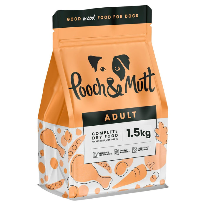 POOCH & Mutt Adult COMPLETO COMPLETO Superaldo libre de 1.5 kg