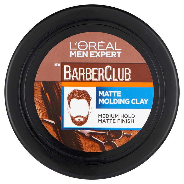 L'Oreal Men Experte Barber Club Chaosy Haare hält Ton in der Hand